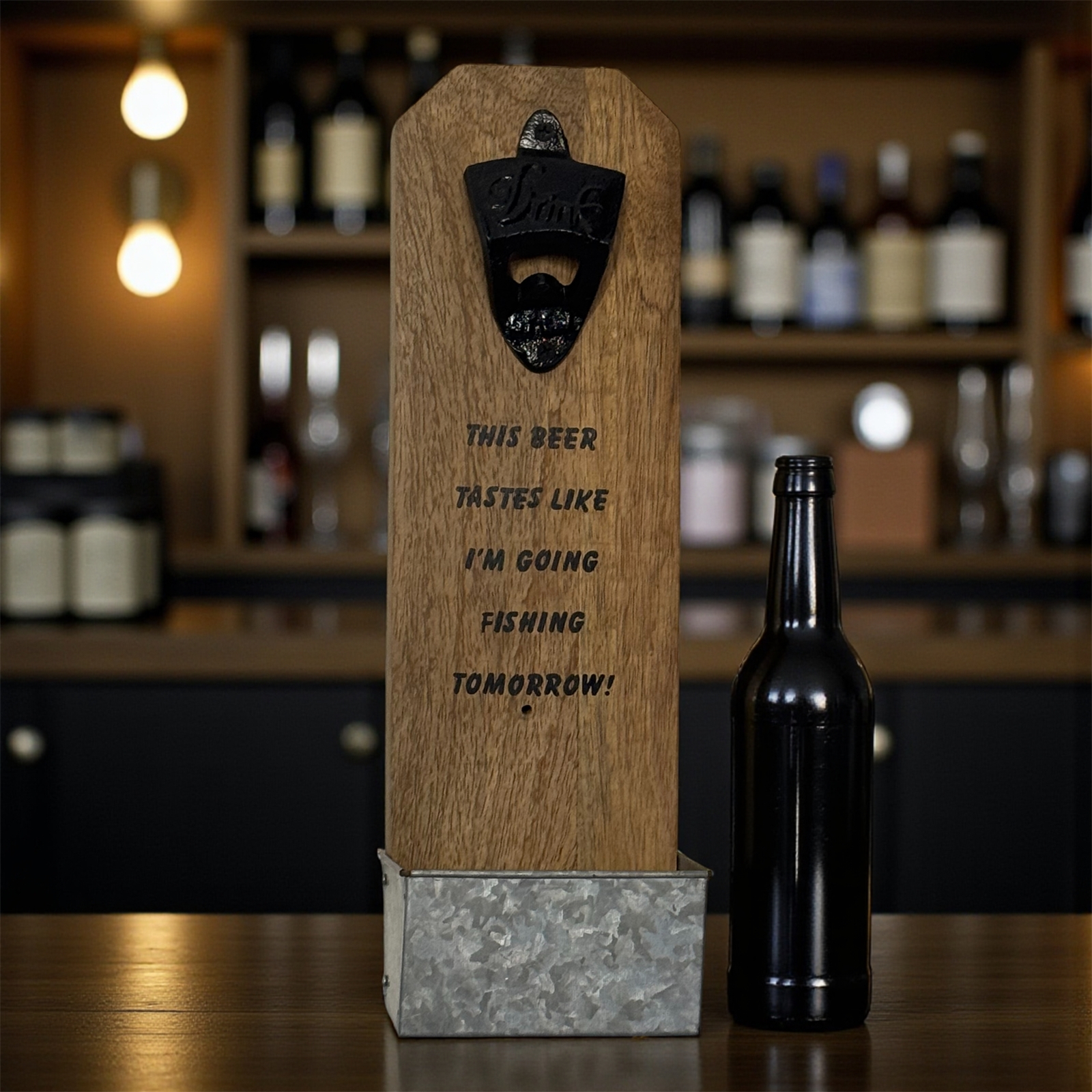 Gone Fishing Beer Bottle Opener 